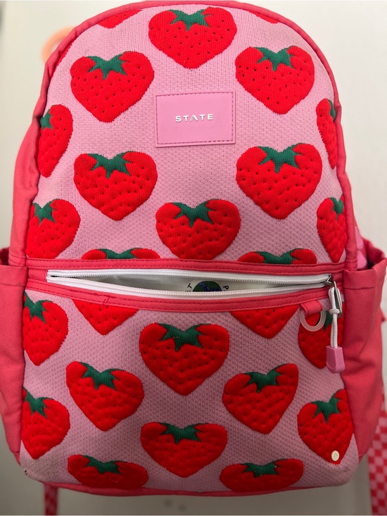 STATE Other - STATE Kane Pink Strawberry Heart Backpack - Double Pocket